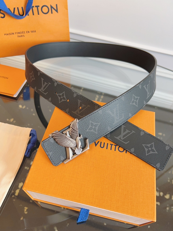 ルイヴィトンベルト角部分ディテール